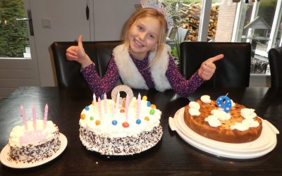 Tessa is jarig; 9 jaar!!